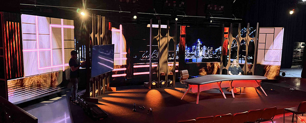LED Screens in Studio