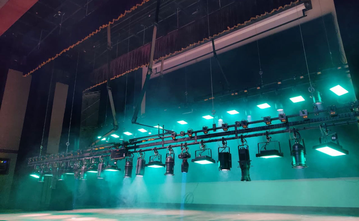 Canara Lighting stage installation